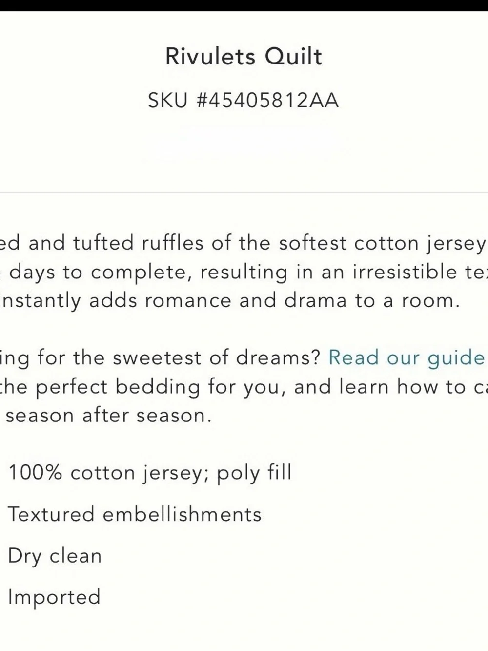 Anthropologie Rivulets King Quilt Set *RETIRED COLOR*